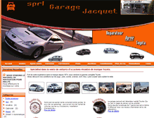 Tablet Screenshot of garagejacquet.be